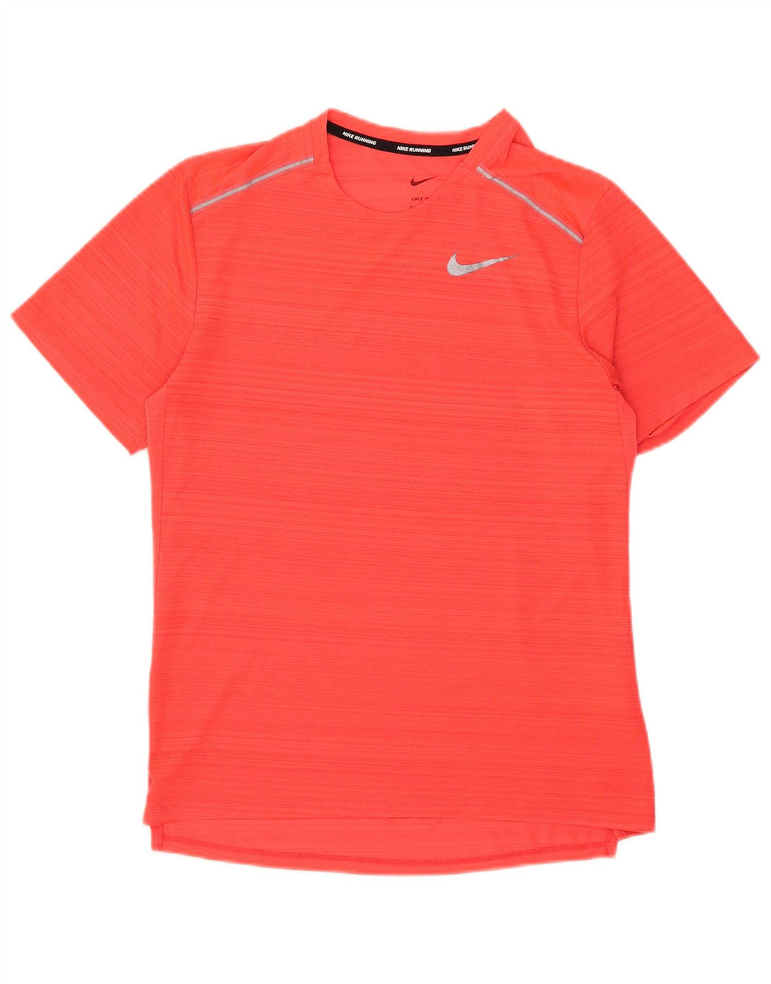 Nike Herren Dri Fit T-Shirt Top, klein, rot gestreift, Polyester