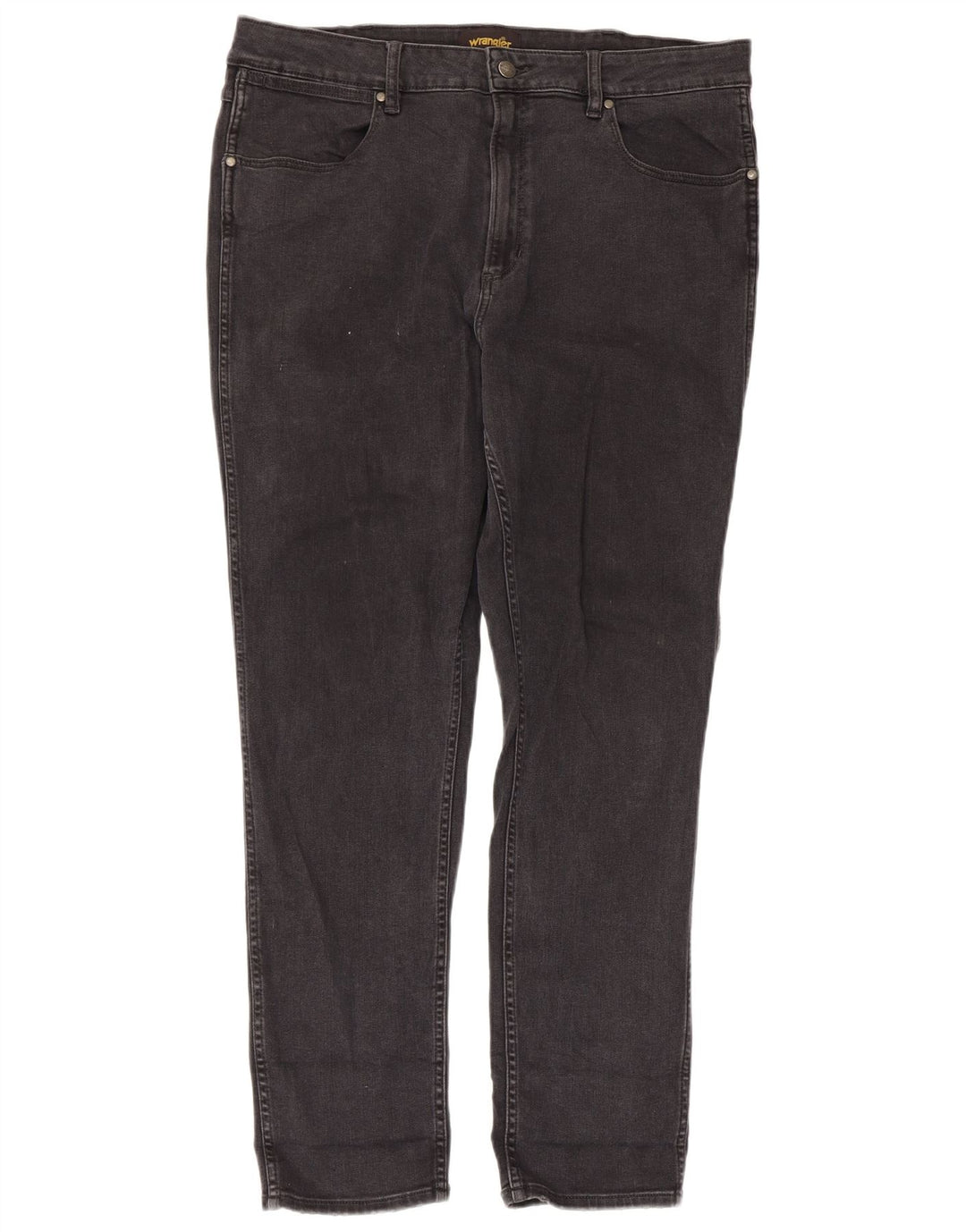 Wrangler Herren Sid Slim Jeans W38 L29 Graue Baumwolle