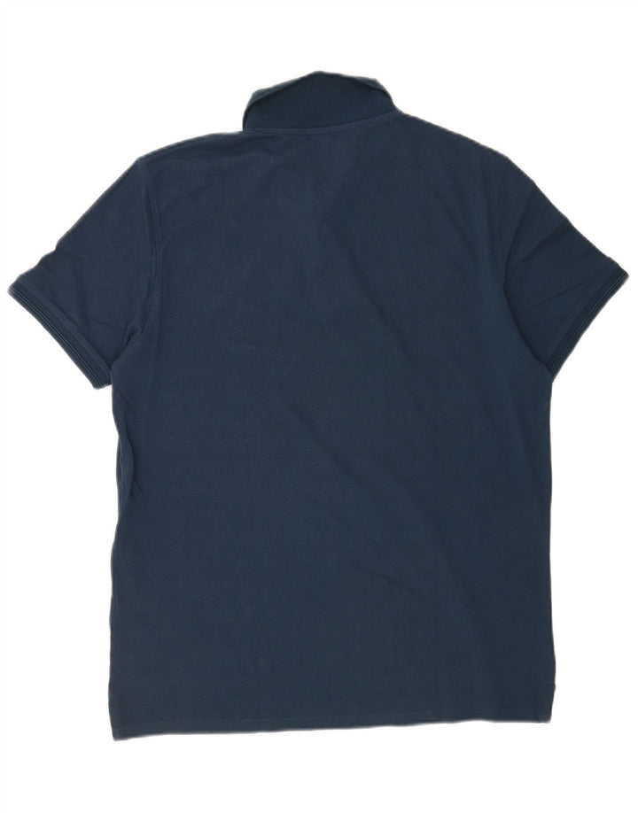 Liu Jo Herren-Poloshirt, mittelgroß, marineblau, Baumwolle