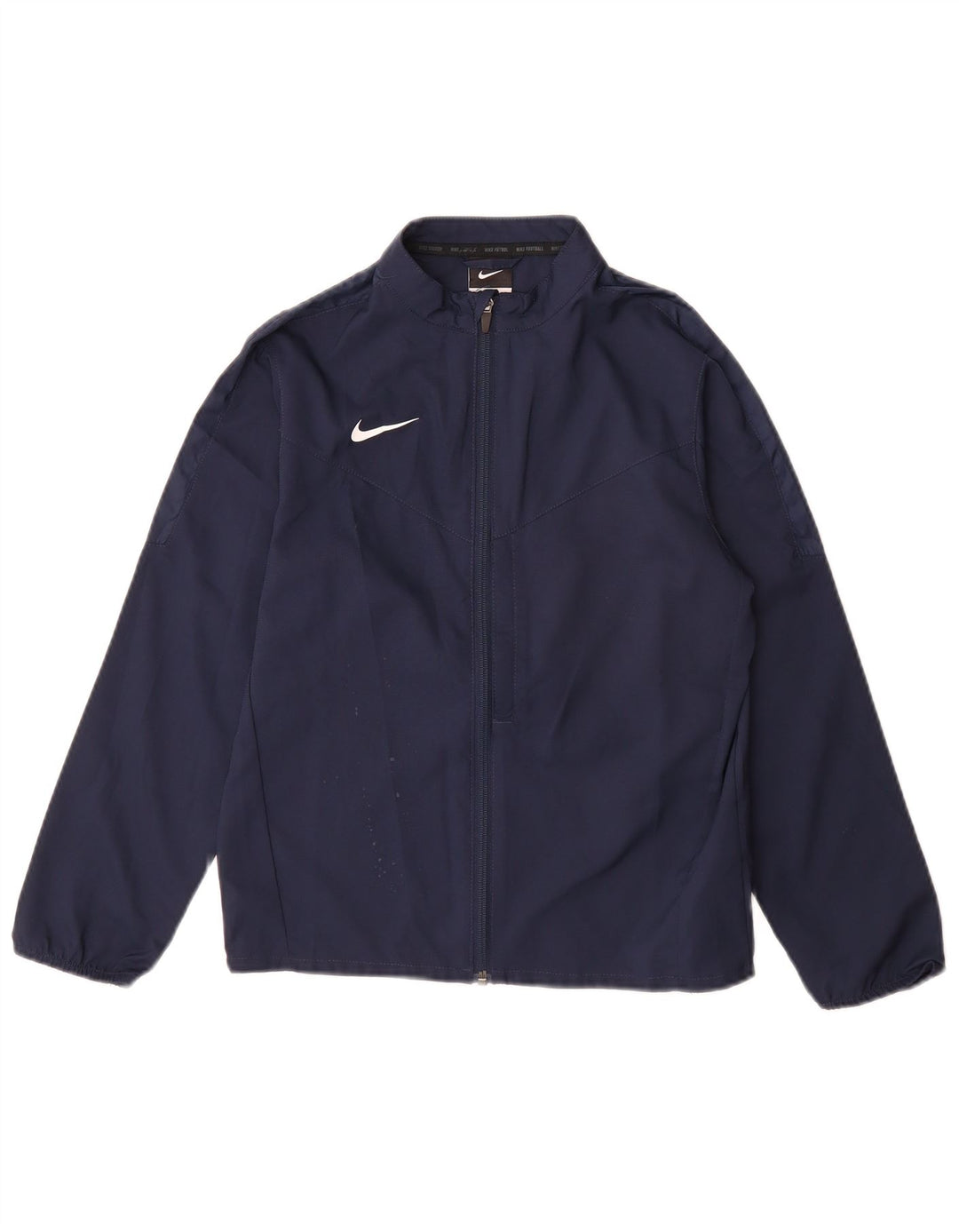 Nike Jungen-Trainingsanzugoberteil, Jacke, 8–9 Jahre, Größe S, Marineblau, Polyester