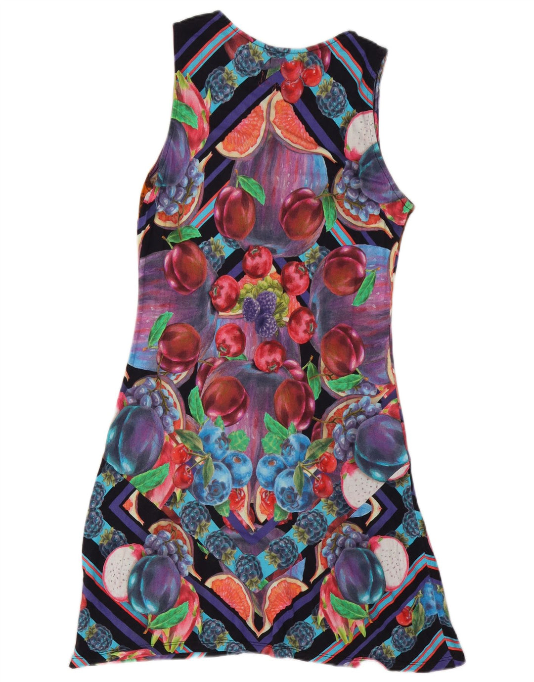Desigual Damen-Kleid mit abstraktem Muster, A-Linie, Gr. 12, mittelmehrfarbig