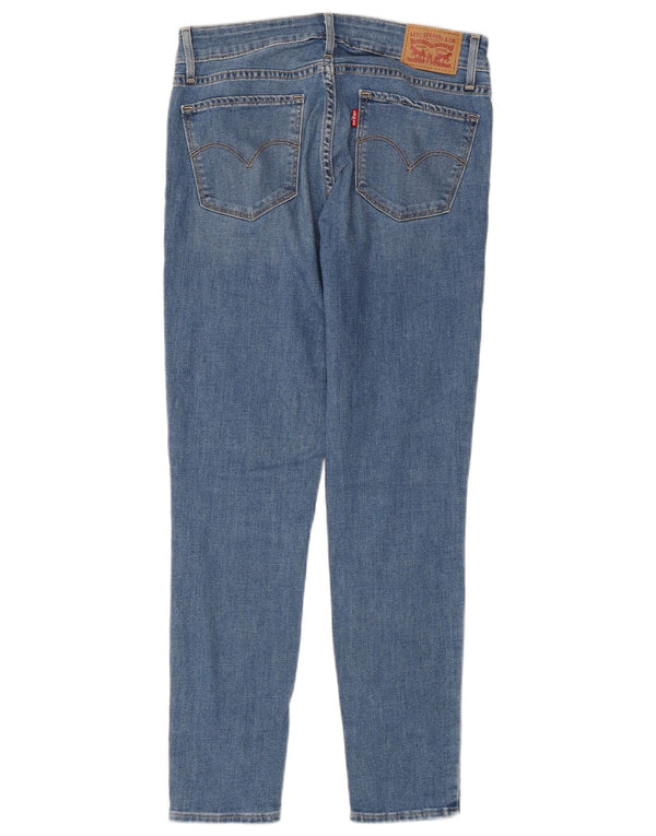 Levi's Damen 711 Skinny Jeans W26 L27 Blaue Baumwolle