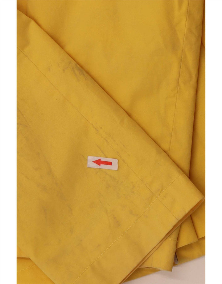 Zara Damen Bomberjacke UK 16 Große gelbe Baumwolle
