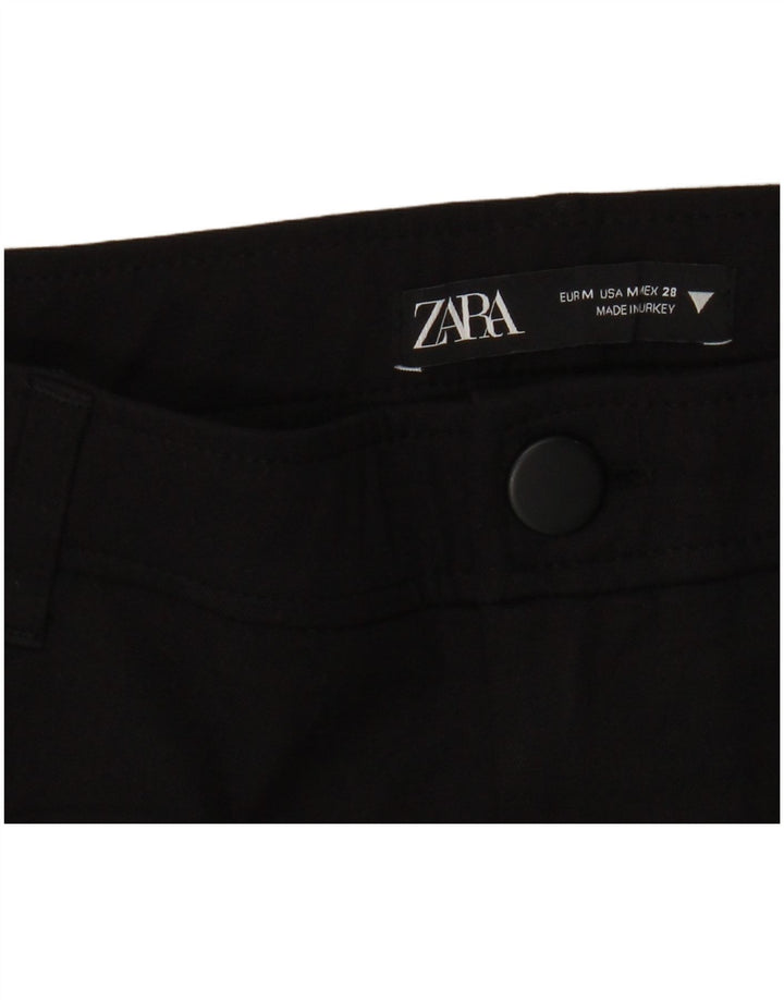 Zara Damen Flare Freizeithose Medium W28 L29 Schwarz