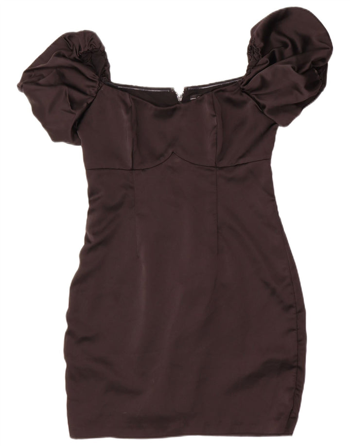 Schulterfreies, figurbetontes Damenkleid von Guess, Größe S, Schwarz, Polyester