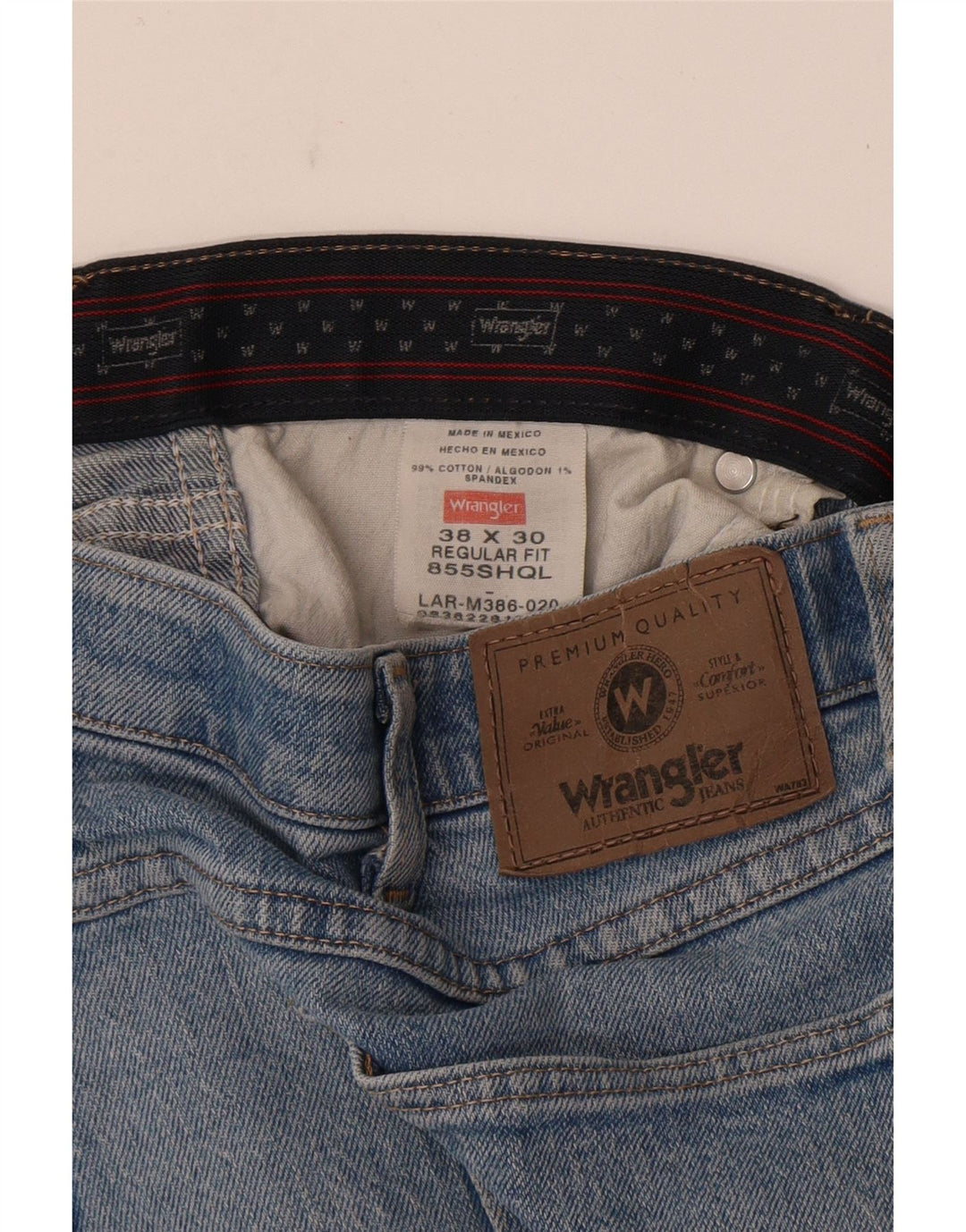 Wrangler Herren-Jeans mit normaler Passform, gerade Passform, W38, L30, Blau, Baumwolle