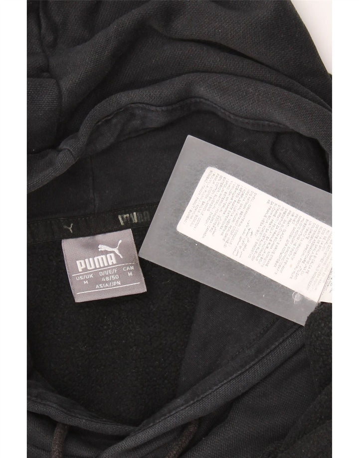 PUMA Herren Graphic Hoodie Pullover Mittelschwarze Baumwolle