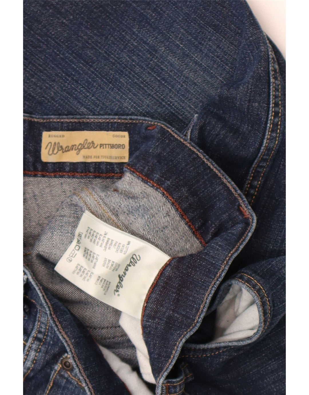 Wrangler Herren Pittsboro Bootcut Jeans W32 L32 Marineblaue Baumwolle
