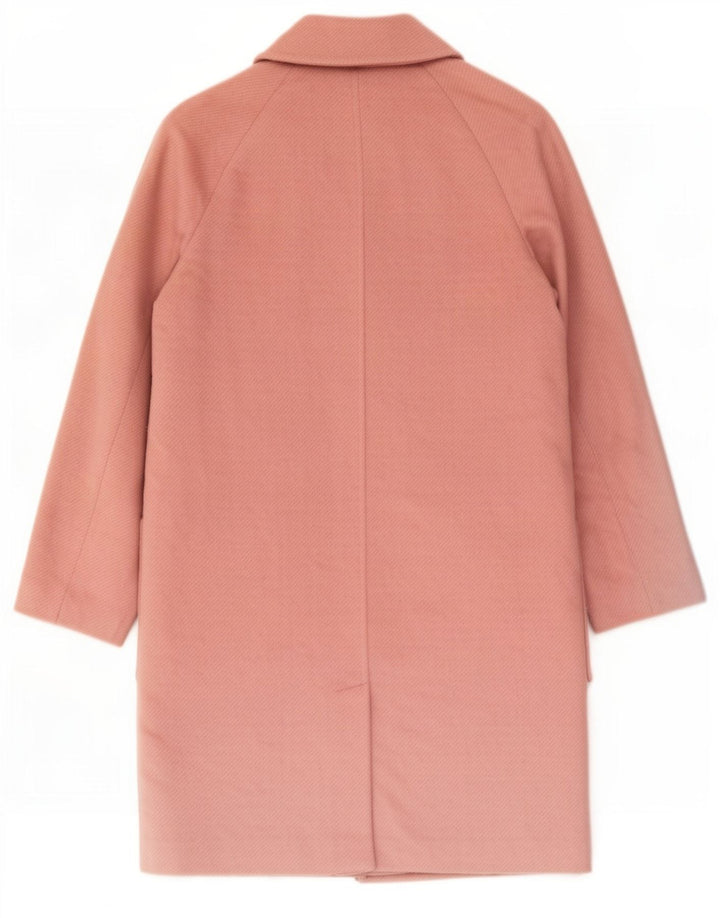 Marks & Spencer Damen Übergroßer Zweireihermantel UK 10 Small Pink