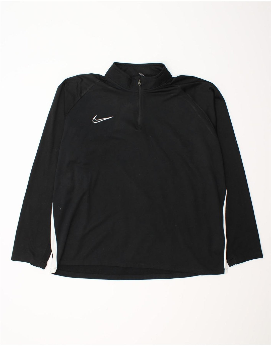 NIKE Herren Dri Fit Pullover-Trainingsanzug mit Reißverschluss, 2XL, Schwarz, Farbblock