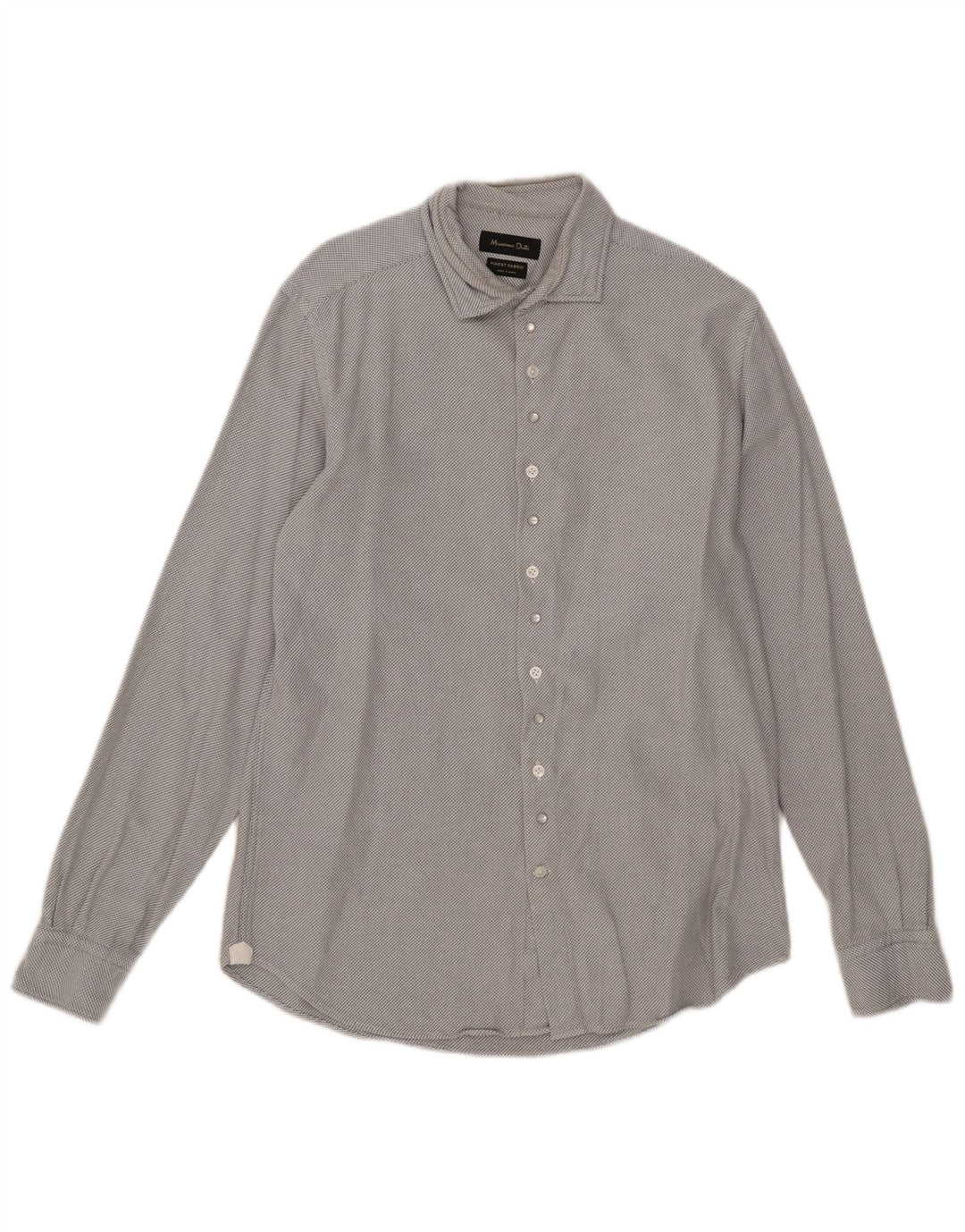 Massimo Dutti Herrenhemd Mittelgrau