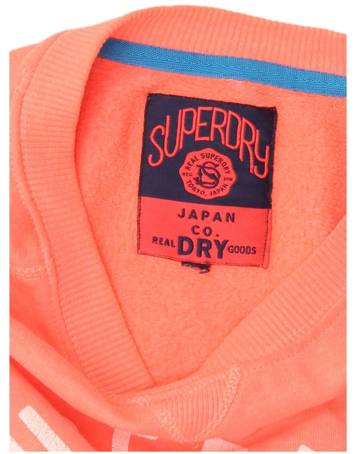 SUPERDRY Grafik-Sweatshirtpullover für Damen, Gr. 16, Orange