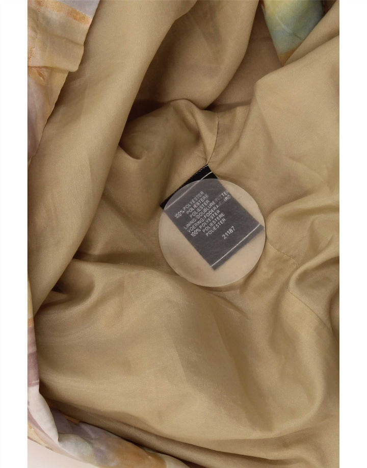 C & A Damen-Regenjacke mit abstraktem Muster, Größe 40, mehrfarbig