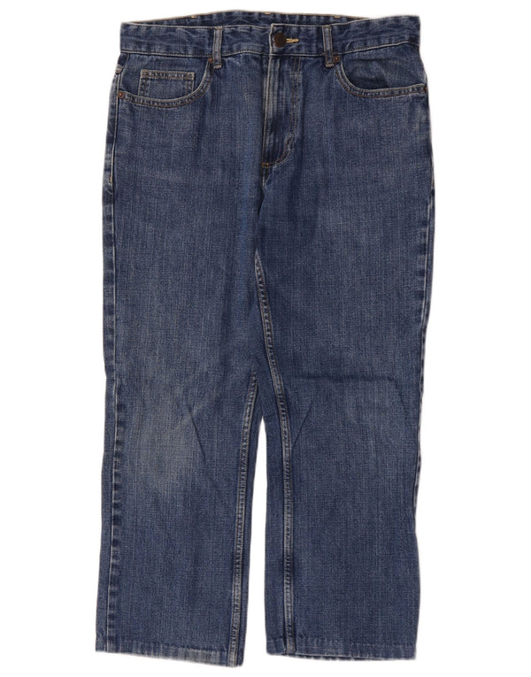 Farah Damen-Jeans mit klassischer Passform, verkürzte Passform, W32, L24, Blau, Baumwolle