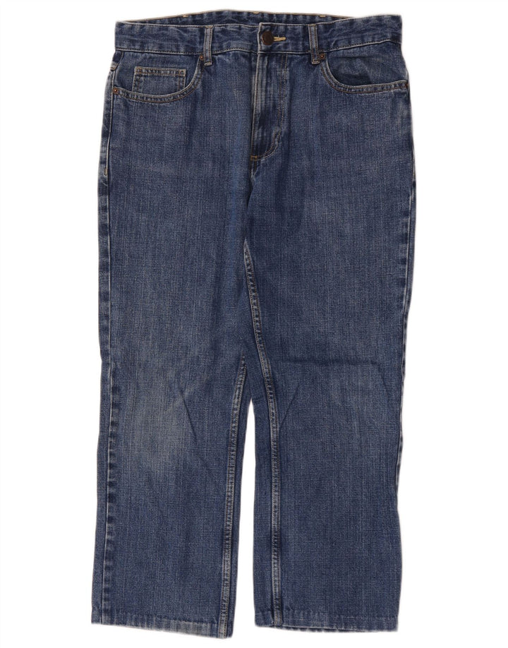 Farah Damen-Jeans mit klassischer Passform, verkürzte Passform, W32, L24, Blau, Baumwolle