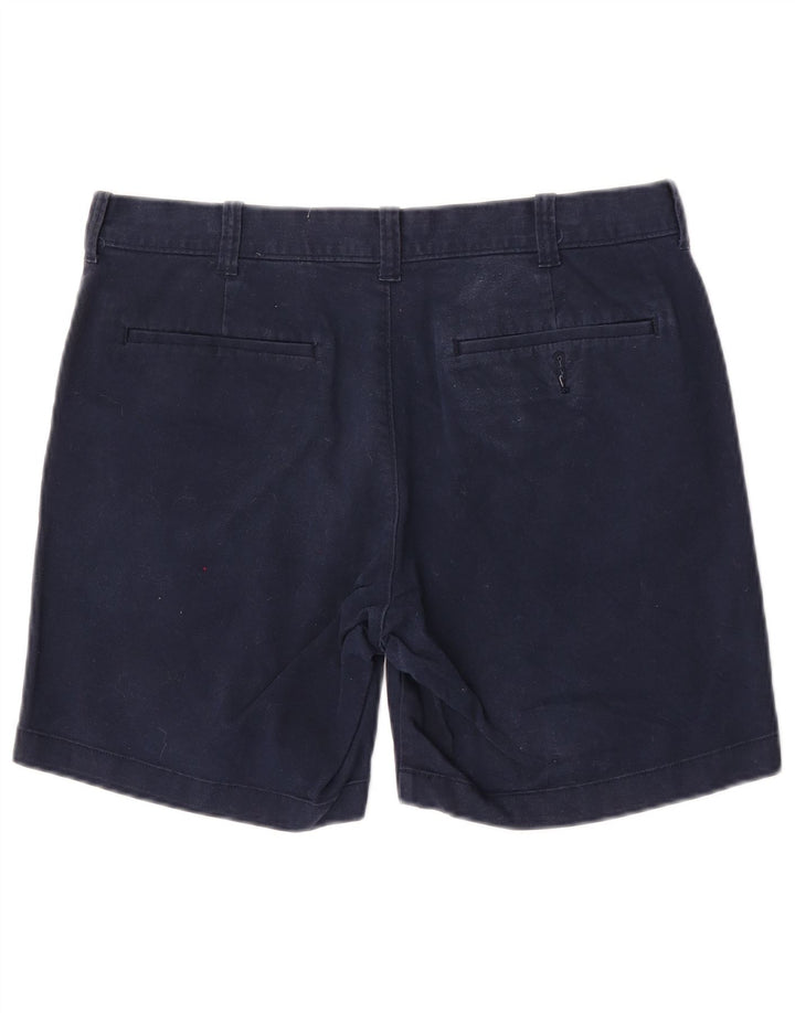 J. Crew Herren Flex Regular Fit Chino Shorts W33 Mittelmarineblaue Baumwolle