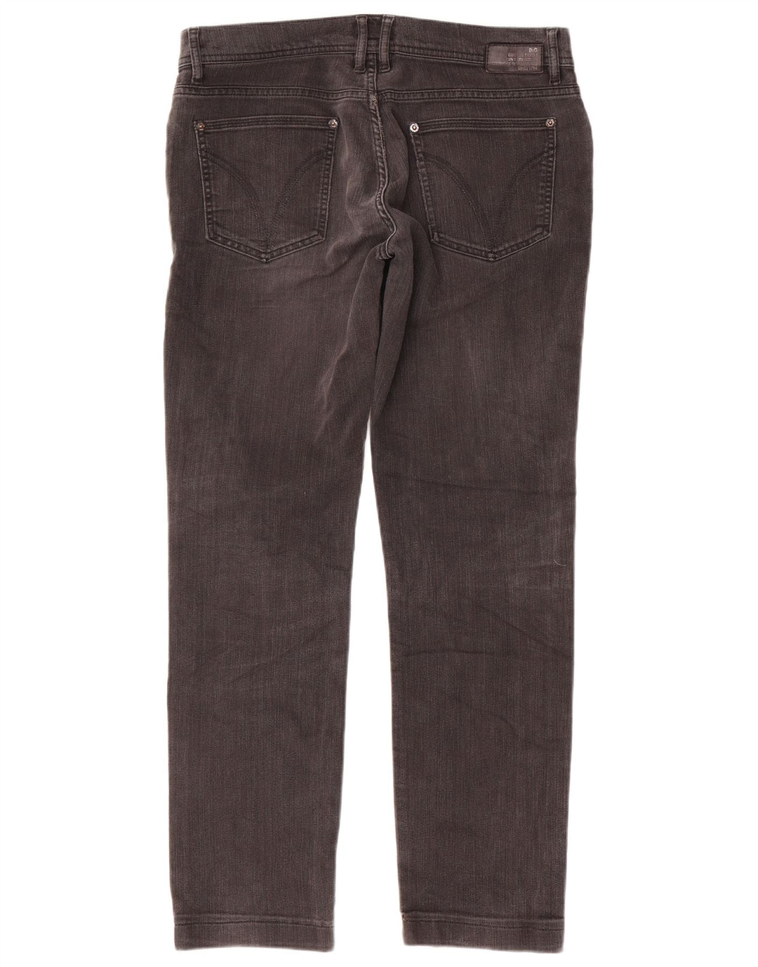 Dolce & Gabbana Damen Slim Jeans W36 L31 Graue Baumwolle