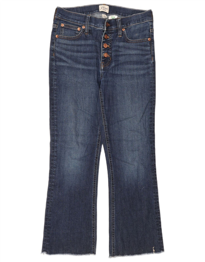 J. CREW Damen Billie Demi Crop Bootcut Jeans W26 L25 Blau