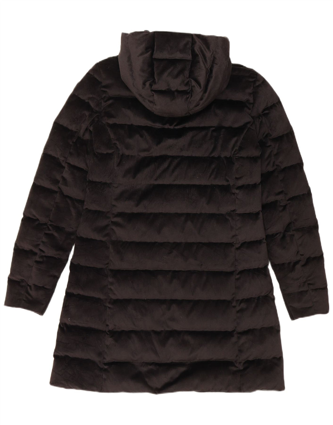 BLAUER Wattierter Damenmantel mit Kapuze UK 6 XS Schwarz Polyester