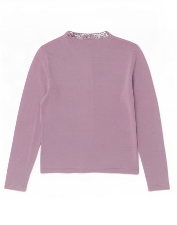 Marks & Spencer Damen-Cardigan-Pullover UK 10 Small Lila