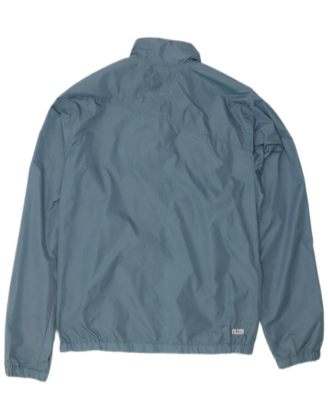 Volcom Herren Regenjacke UK 38 Mittelblaues Nylon