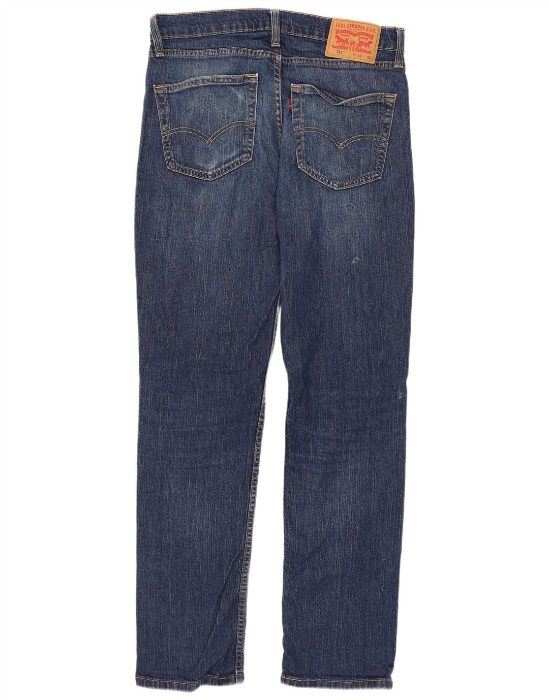 Levi's Herren 511 Slim Jeans W33 L32 Blaue Baumwolle