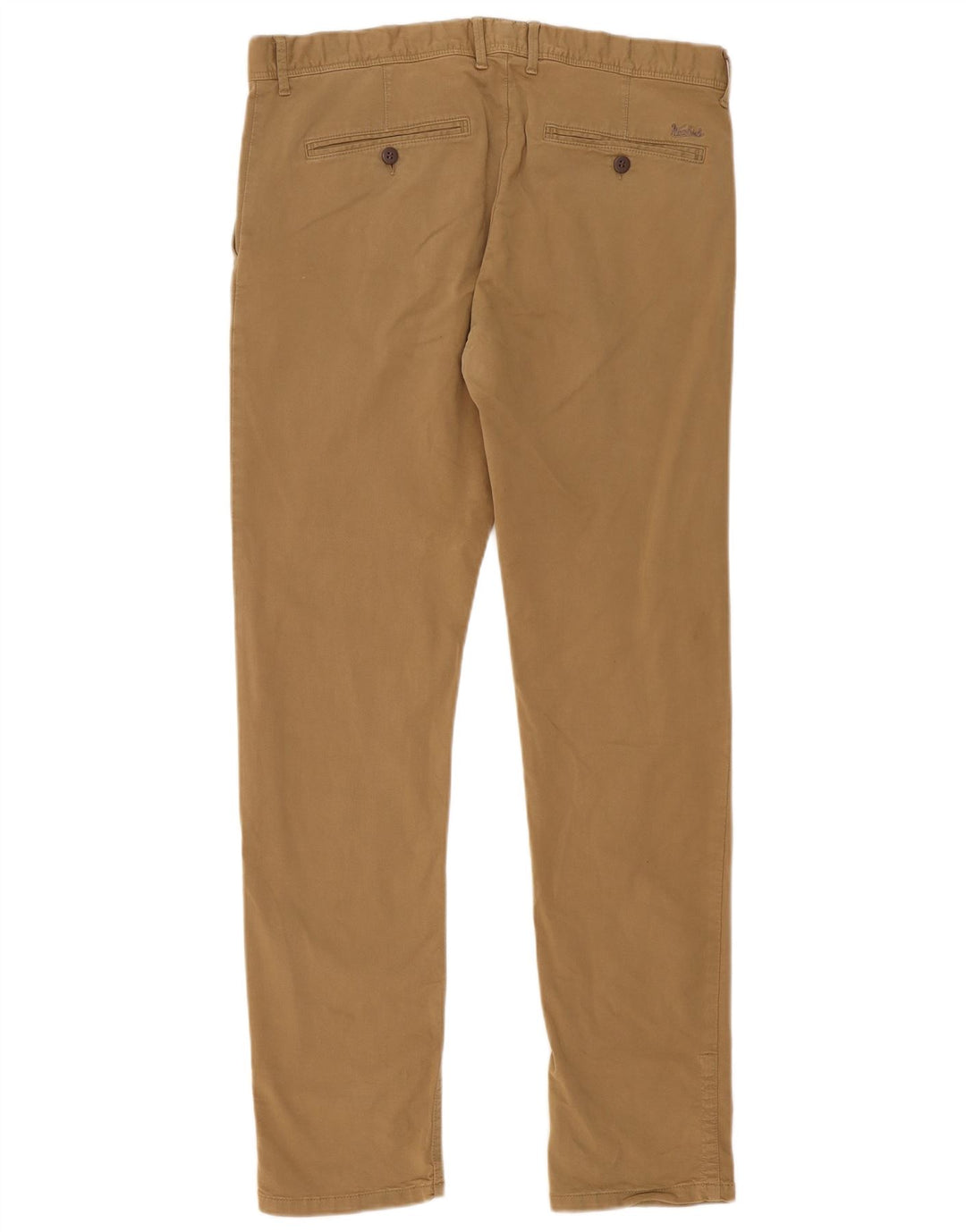 Woolrich Slim Chino-Hose für Herren, W36, L32, braune Baumwolle