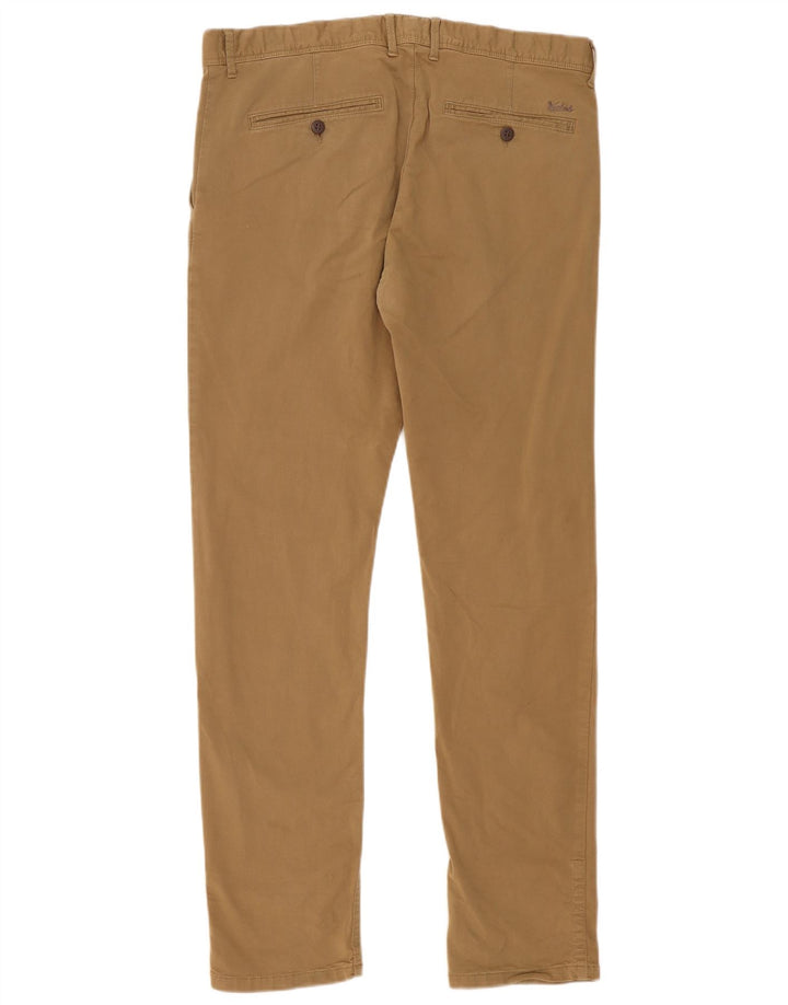 Woolrich Slim Chino-Hose für Herren, W36, L32, braune Baumwolle