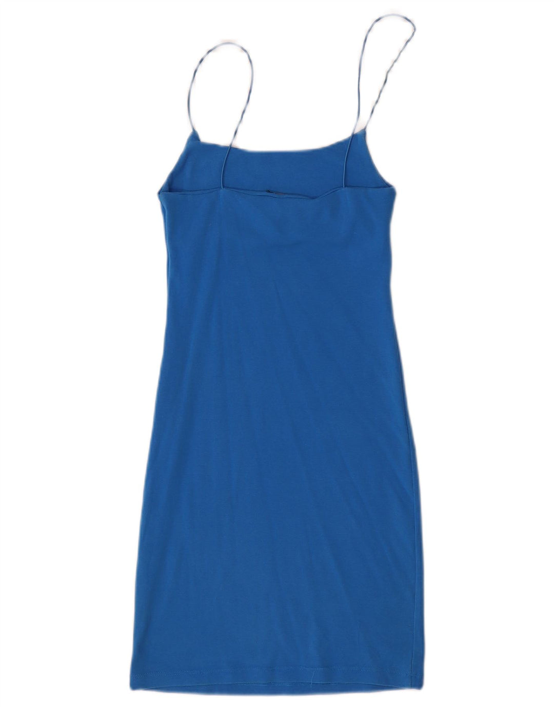 Zara Damen Sommerkleid UK 12 Mittelblau