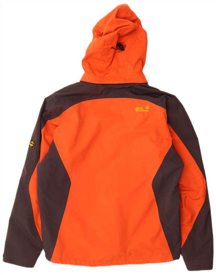JACK WOLFSKIN Herren Windjacke UK 40/42 Large Orange Colourblock