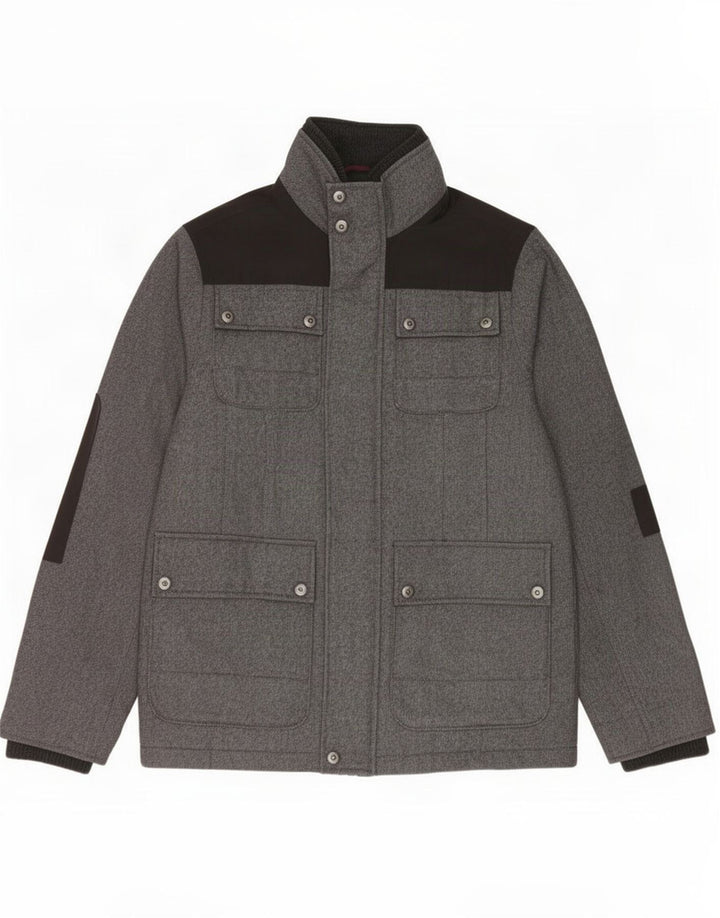 Marks & Spencer Herren Blue Harbor Utility Jacke UK 38 Mittelgrau