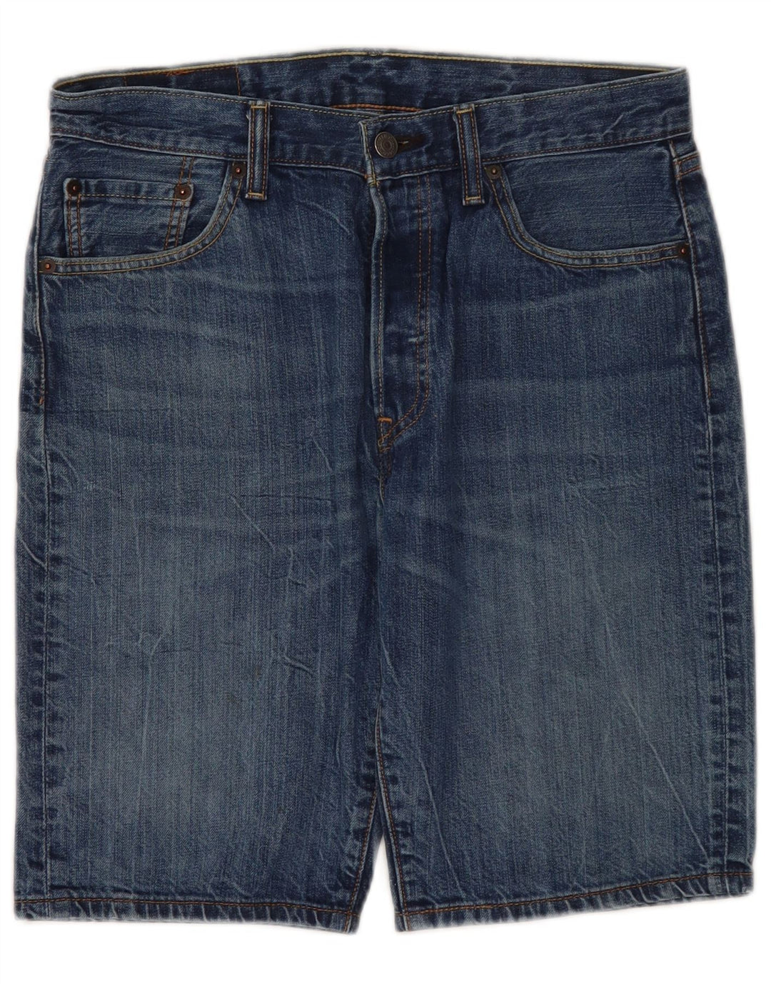 Levi's Herren 501 Denim Shorts W30 mittelblaue Baumwolle