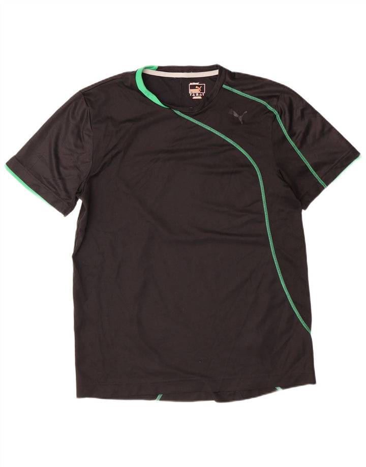 PUMA Herren T-Shirt Top Medium Schwarz Polyester