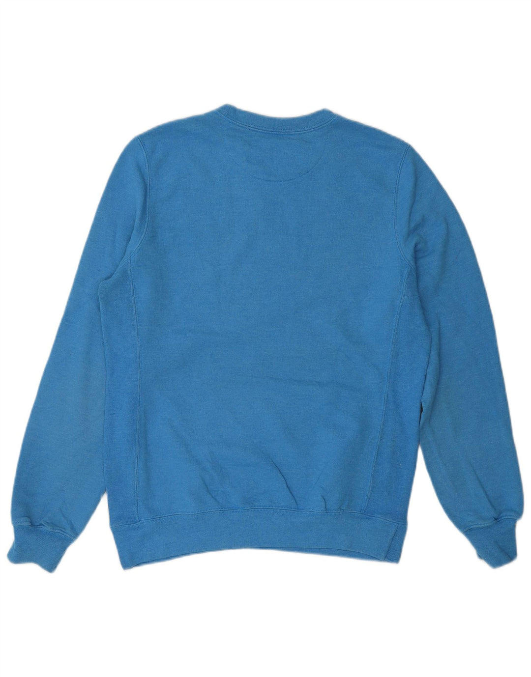 CHAMPION Damen Sweatshirt Pullover UK 14 Mittelblaue Baumwolle