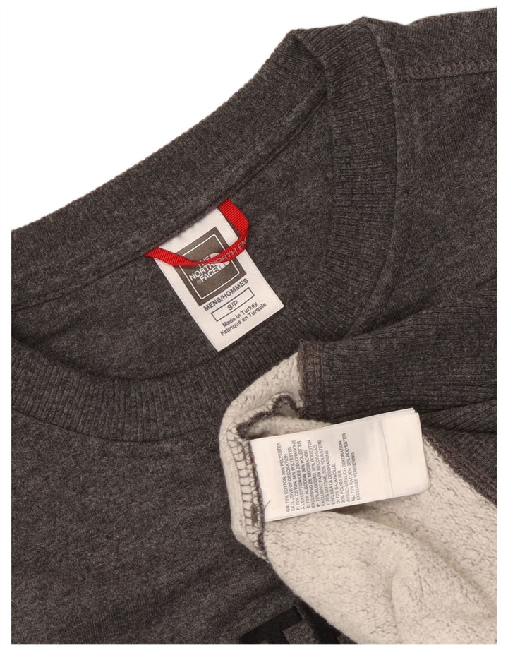 The North Face Herren-Sweatshirt mit Grafik, Größe S, Grau, Baumwolle