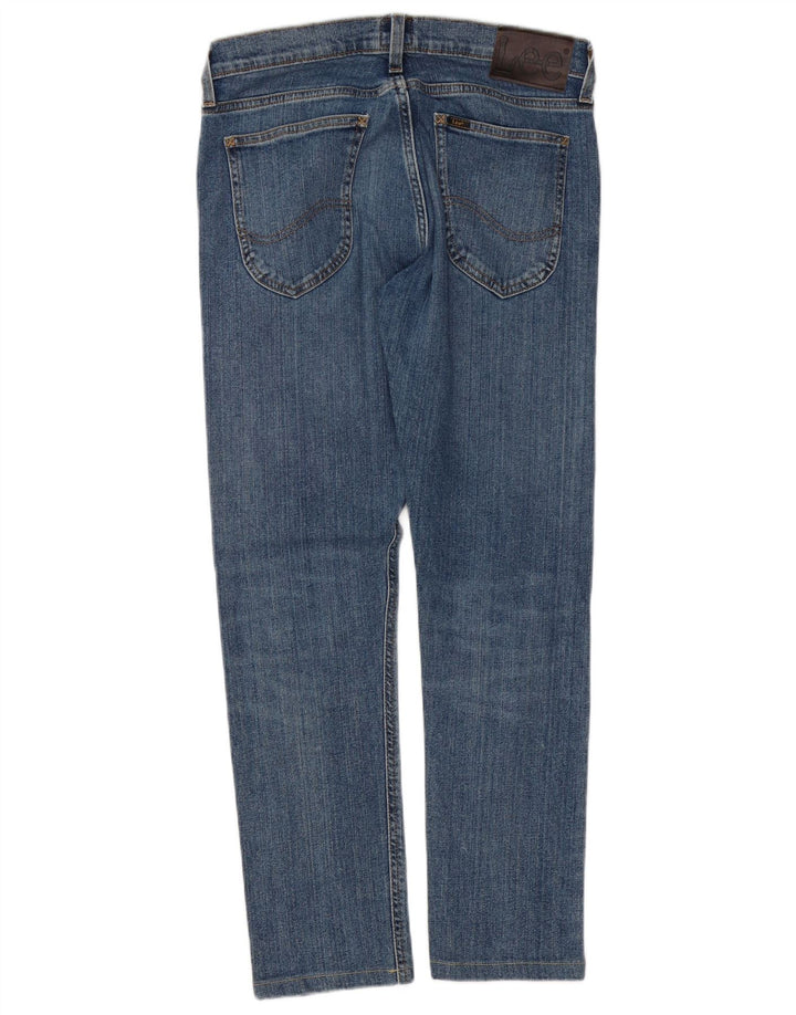 Lee Herren Luke Slim Jeans W30 L27 Blaue Baumwolle
