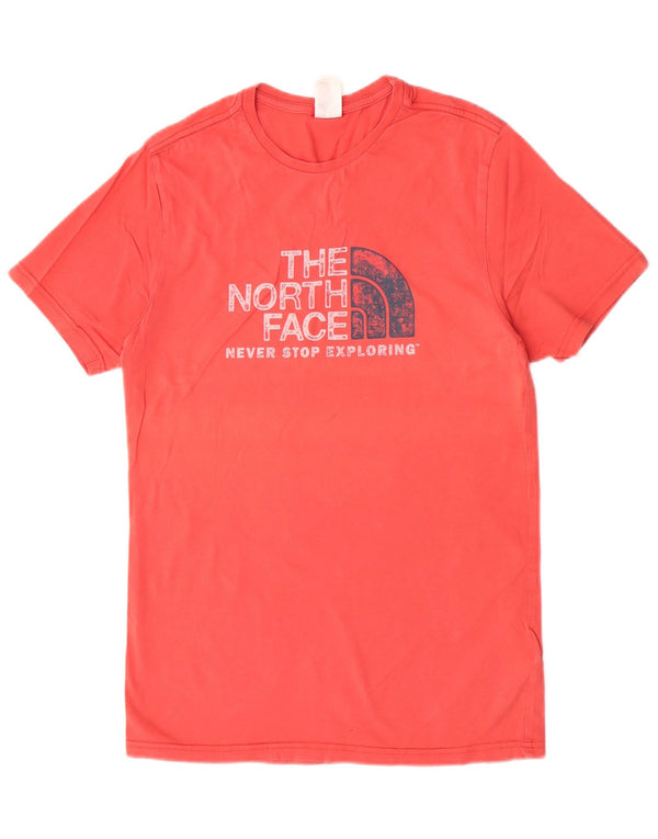 The North Face Herren-T-Shirt mit Grafik, Größe S, rosa, Baumwolle