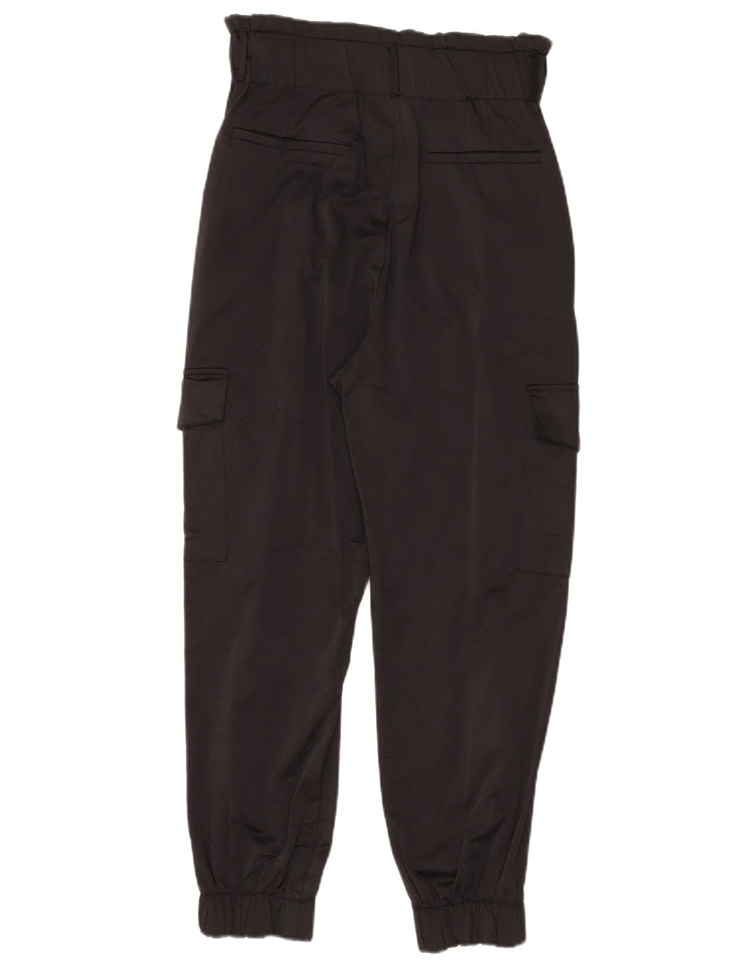 Zara Damen-Jogginghose, Cargohose, Größe M, W28, L26, Schwarz