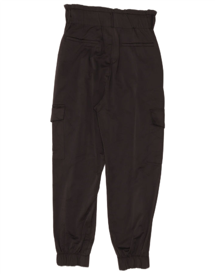 Zara Damen-Jogginghose, Cargohose, Größe M, W28, L26, Schwarz