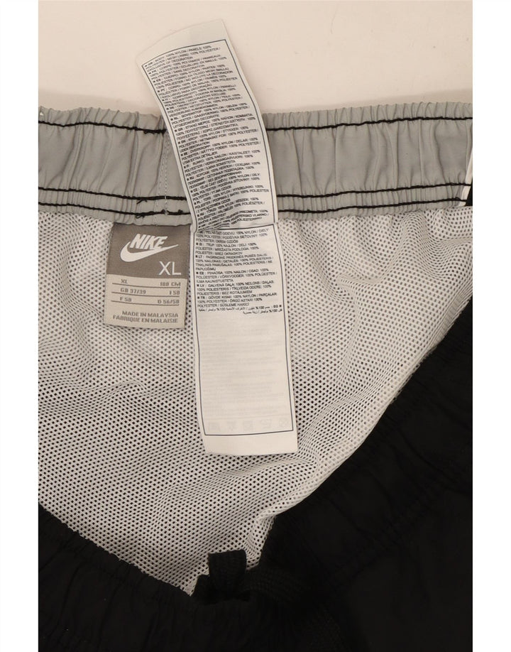 Nike Herren-Sportshorts XL, schwarzes Colourblock-Polyester