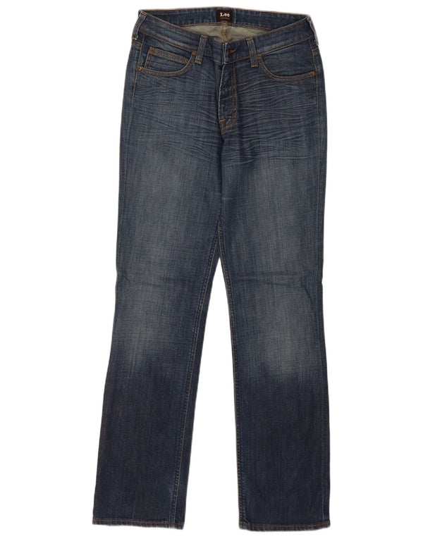 Lee Herren Marion Straight Jeans W30 L31 Blaue Baumwolle