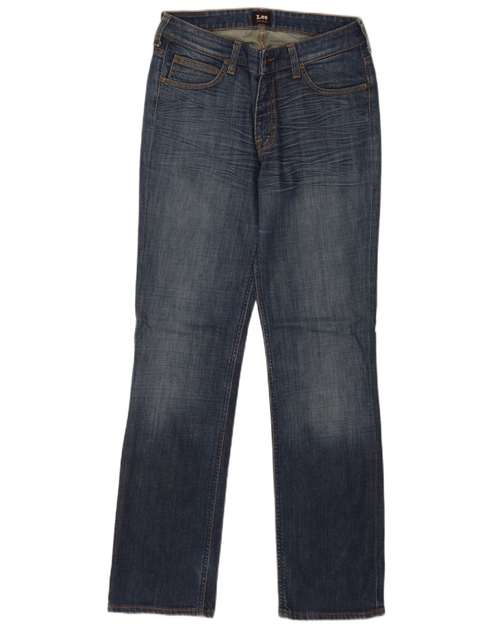 Lee Herren Marion Straight Jeans W30 L31 Blaue Baumwolle