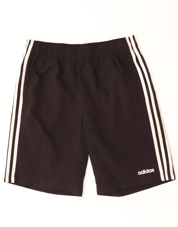 Adidas Sportshorts für Jungen, 15–16 Jahre, schwarzes Polyester