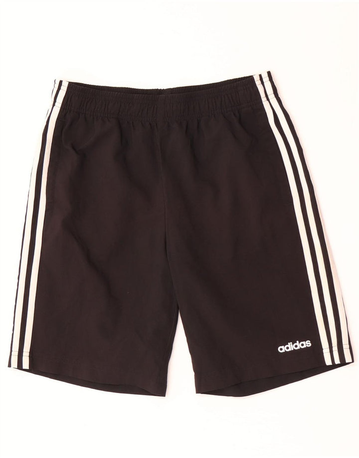 Adidas Sportshorts für Jungen, 15–16 Jahre, schwarzes Polyester