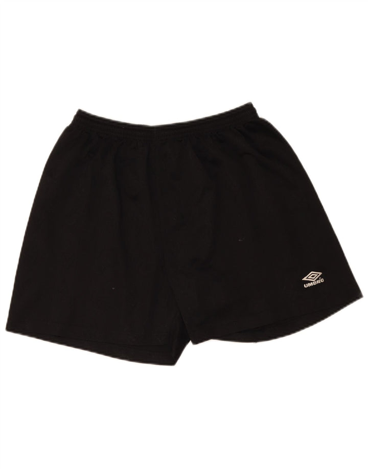Umbro Herren-Sportshorts, groß, schwarzes Polyester