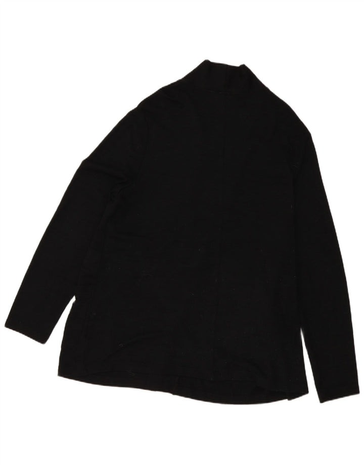 Gap Damen-Strickjacke, übergroß, offen, Gr. 18, XL, Schwarz, Polyester