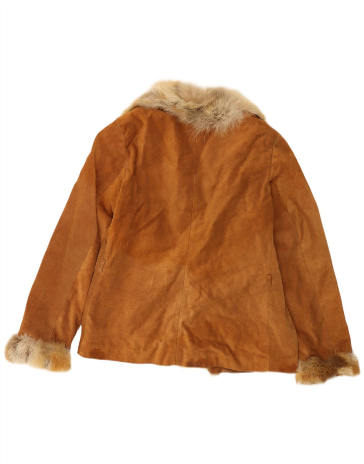 Conbipel Damen Wildlederjacke IT 48 XL Beige Leder