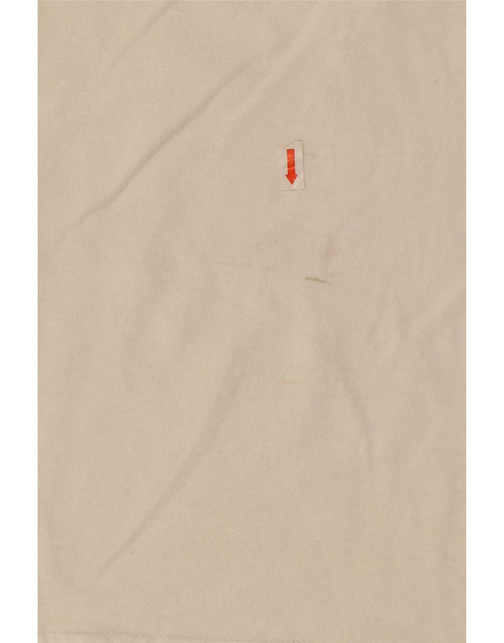 Vintage Herren T-Shirt mit Grafik, Größe S, Weiß