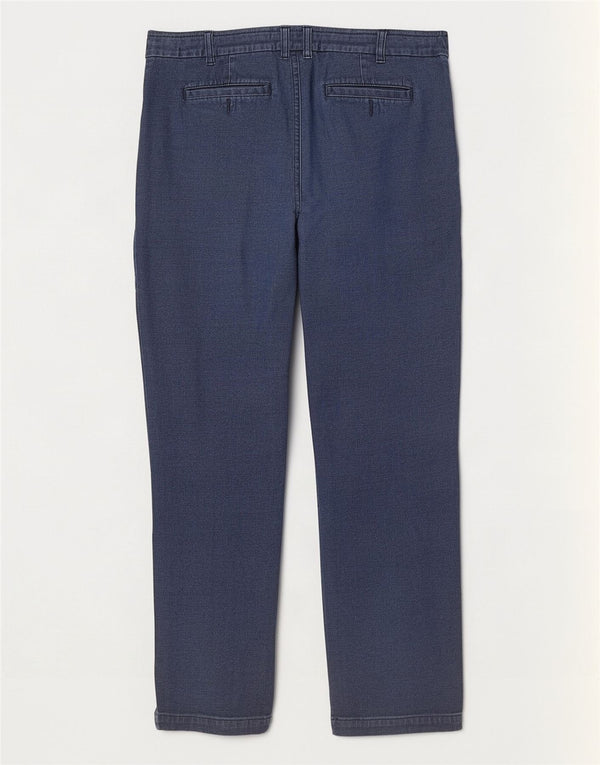 Boden Damen-Cropped-Jeans UK 14 Large W34 L25 Marineblaue Baumwolle