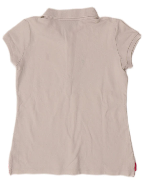 Ralph Lauren Mädchen-Poloshirt, 12–13 Jahre, groß, weiße Baumwolle